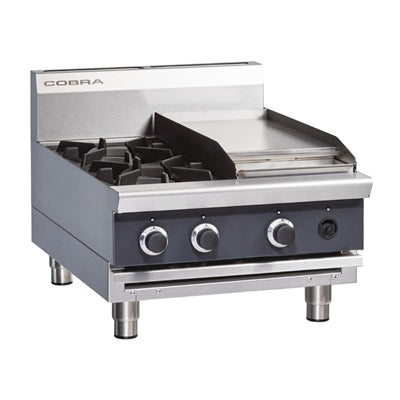 Blue Seal Cobra Countertop LPG Hob with Griddle C6C-B - FD142-P