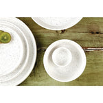 Olympia Cavolo Flat Round Plates White Speckle 270mm (4 Pack) - FD904