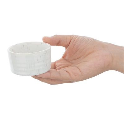 Olympia Cavolo Dipping Dishes White Speckle 67mm (12 Pack) - FD905