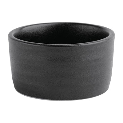 Olympia Cavolo Dipping Dishes Textured Black 67mm (12 Pack) - FD911