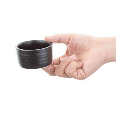 Olympia Cavolo Dipping Dishes Textured Black 67mm (12 Pack) - FD911