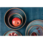 Olympia Cavolo Flat Round Bowls Iridescent 143mm (6 Pack) - FD912