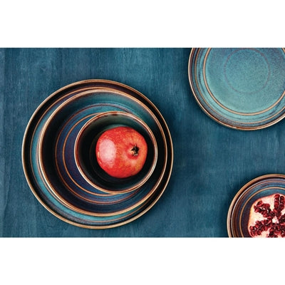 Olympia Cavolo Flat Round Plates Iridescent 220mm (6 Pack) - FD915
