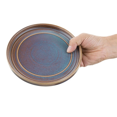Olympia Cavolo Flat Round Plates Iridescent 180mm (6 Pack) - FD914