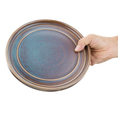 Olympia Cavolo Flat Round Plates Iridescent 220mm (6 Pack) - FD915