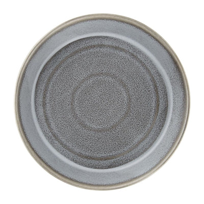 Olympia Cavolo Flat Round Bowls Charcoal Dusk 220mm (4 Pack) - FD919