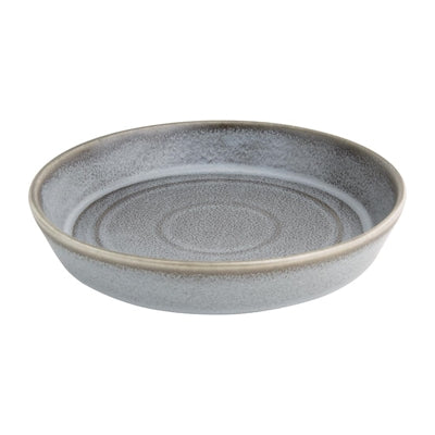 Olympia Cavolo Flat Round Bowls Charcoal Dusk 220mm (4 Pack) - FD919