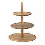 Olympia Acacia 3-Tier Stand 305(Ø) x 395(H)mm - FE152