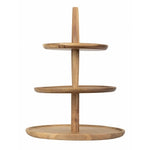 Olympia Acacia 3-Tier Stand 305(Ø) x 395(H)mm - FE152
