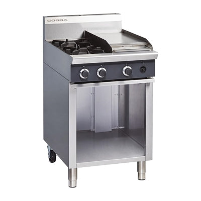 Blue Seal Cobra Natural Gas Range 2 Burner with Griddle C6CN - FE670-N