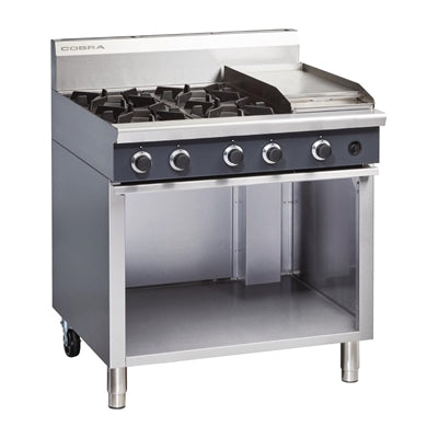 Blue Seal Cobra Propane Gas Range 4 Burner with Griddle C9CL - FE672-P