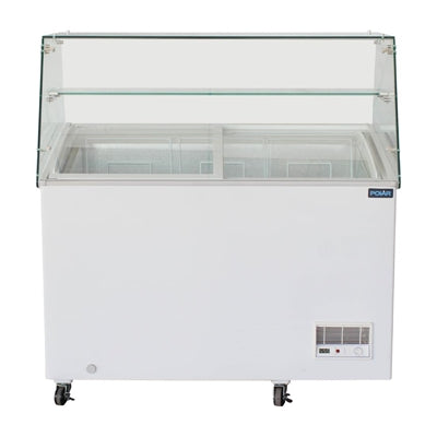 Polar G-Series Display Chest Freezer with Glass Surround 270Ltr - FL992