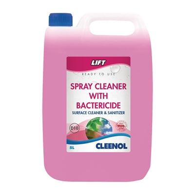 Cleenol Lift Antibacterial Spray Cleaner 5Ltr (2 Pack) - FS093