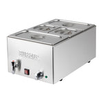 Buffalo Bain Marie with Tap and Trays - FT692
