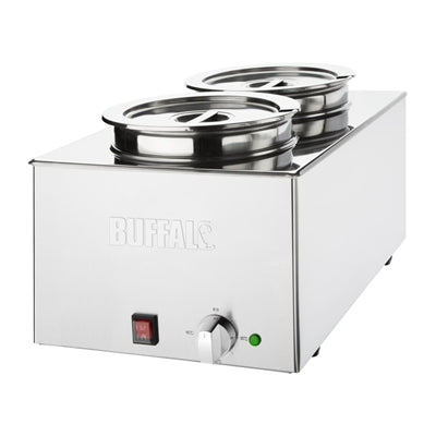 Buffalo Bain Marie with Round Pots - FT695