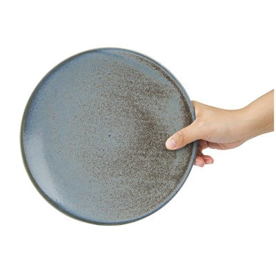 Olympia Ember Coupe Plates Blue 230mm (6 Pack) - FU171