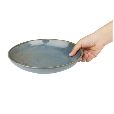 Olympia Ember Low Coupe Bowls Blue 230mm (4 Pack) - FU174