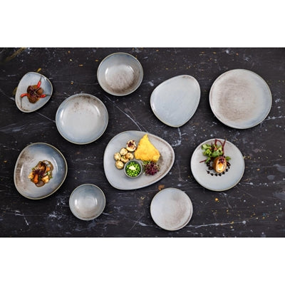 Olympia Ember Triangle Plates Blue 190mm (6 Pack) - FU180