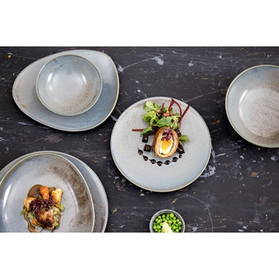 Olympia Ember Triangle Bowls Blue 245mm (4 Pack) - FU181