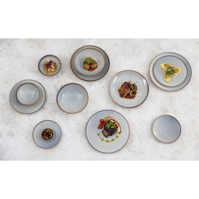 Olympia Drift Embossed Coupe Plates 280mm (4 Pack) - FU194