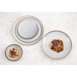 Olympia Drift Embossed Coupe Low Bowls 260mm (4 Pack) - FU197