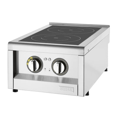 Buffalo 600 Series Double Zone Induction Hob 3kW - FU218