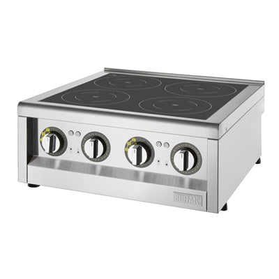 Buffalo 600 Series 4 Zone Induction Hob 2 x 3kW - FU219