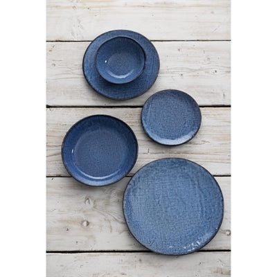 Olympia Denim Coupe Plates Blue 180mm (6 Pack) - FU220