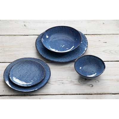 Olympia Denim Coupe Plates Blue 180mm (6 Pack) - FU220