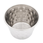 Olympia Hammered Stainless Steel Sauce Cups 70ml (12 Pack) - FU289