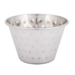 Olympia Hammered Stainless Steel Sauce Cups 115ml (12 Pack) - FU290
