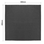 Olympia Linen Table Napkin Black 400x400mm (12 Pack) - FW697