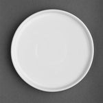 Olympia Whiteware Flat Round Plates 150mm (6 Pack) - FW812