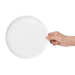 Olympia Whiteware Flat Round Plates 210mm (6 Pack) - FW813