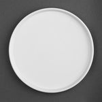 Olympia Whiteware Flat Round Plates 270mm (4 Pack) - FW814