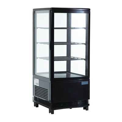 Polar C-Series Energy Efficient Display Fridge Black 68Ltr - CX577