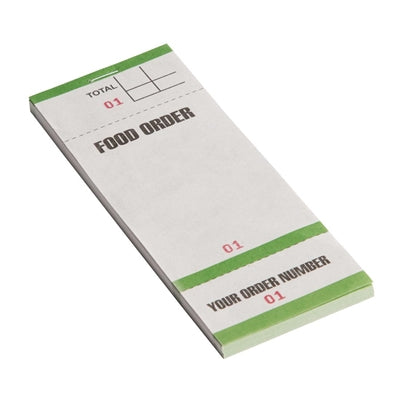 Olympia Bar Food Pad With Order Tickets Single Leaf (50 Pack) - G522