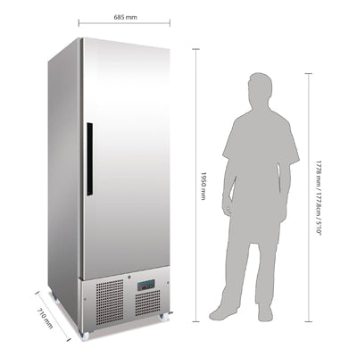 Polar G-Series Upright Slimline Freezer 440Ltr - G591