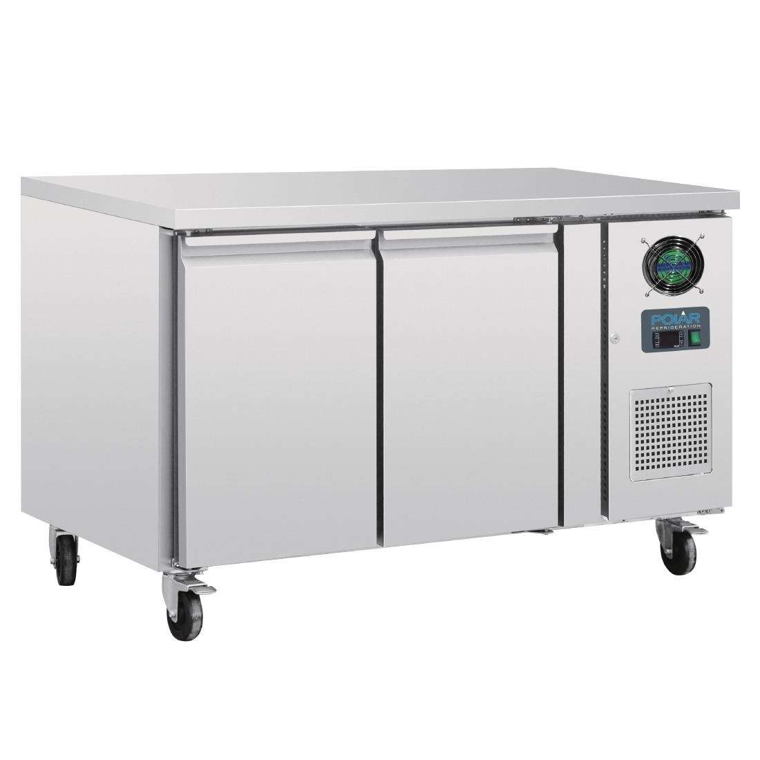 Polar U-Series Double Door Counter Freezer 282Ltr G599
