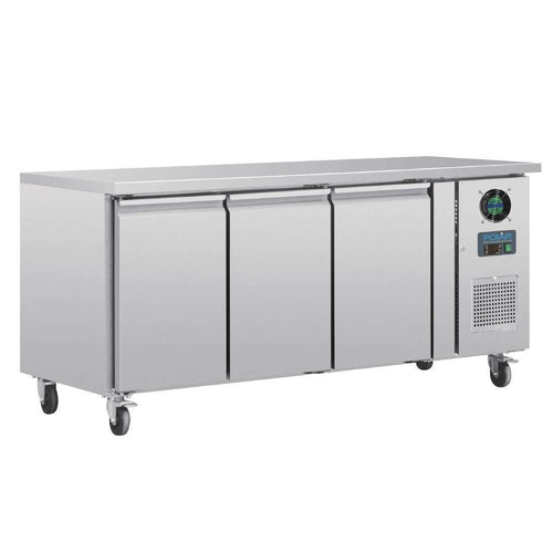 Polar U-Series Triple Door Counter Freezer 417Ltr G600