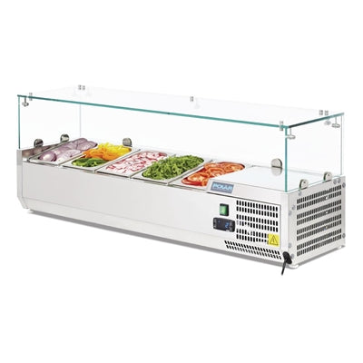 Polar G-Series Countertop Prep Fridge 5x 1/4GN - G608