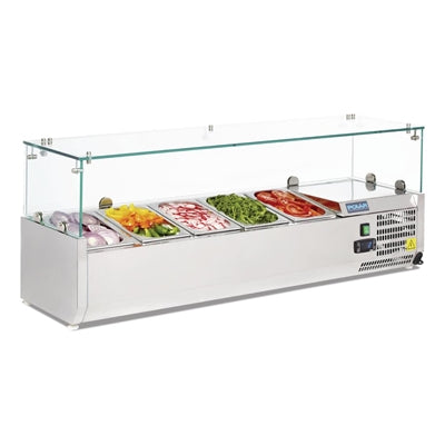Polar G-Series Countertop Prep Fridge 5x 1/4GN - G608