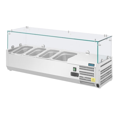 Polar G-Series Countertop Prep Fridge 3x 1/3GN & 1x 1/2GN - GD875