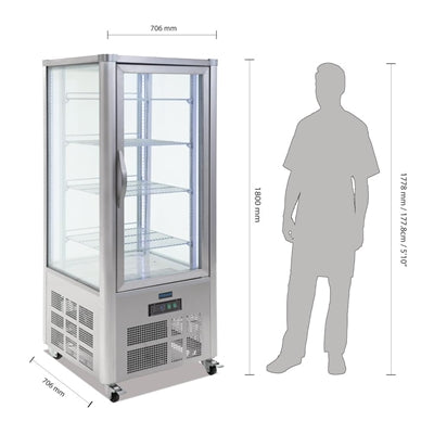 Polar G-Series Patisserie Display Fridge 400Ltr - GD881