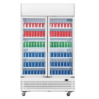 Polar G-Series Upright Display Cooler with Light Box 950Ltr - GE580