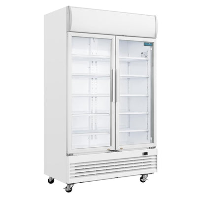Polar G-Series Upright Display Cooler with Light Box 950Ltr - GE580