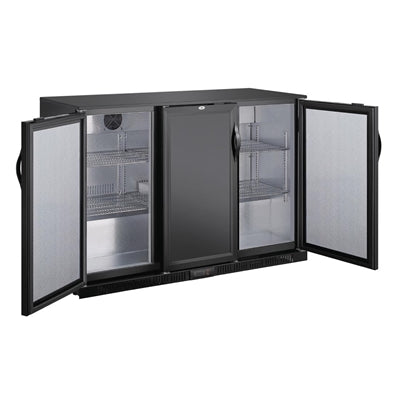 Polar G-Series Back Bar Cooler with 3 Solid Doors 320Ltr - GE999