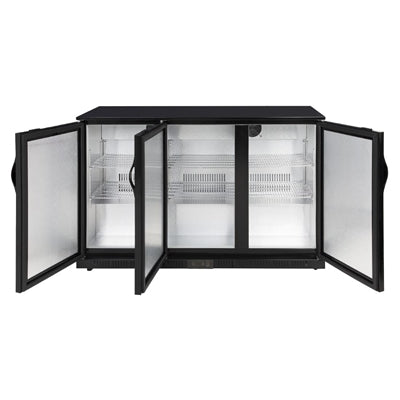 Polar G-Series Back Bar Cooler with 3 Solid Doors 320Ltr - GE999