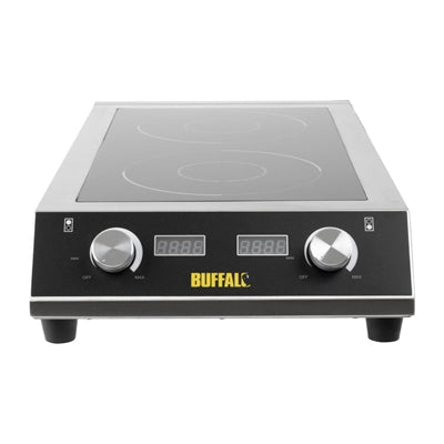Buffalo Heavy Duty Double Induction Hob 7kW - GF239