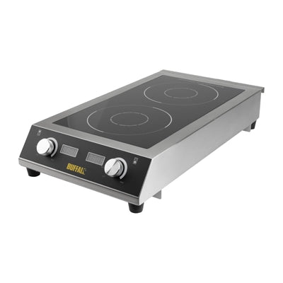 Buffalo Heavy Duty Double Induction Hob 7kW - GF239